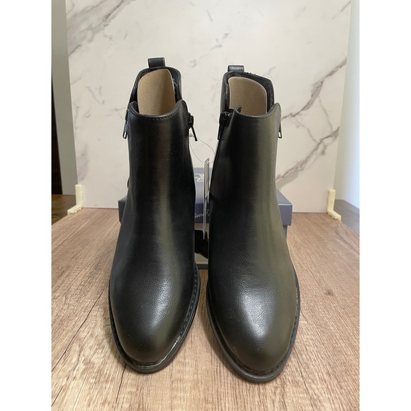 Universal Thread Bronna Booties Ankle Boots Side Zip Black Size 8 - Picture 2 of 6